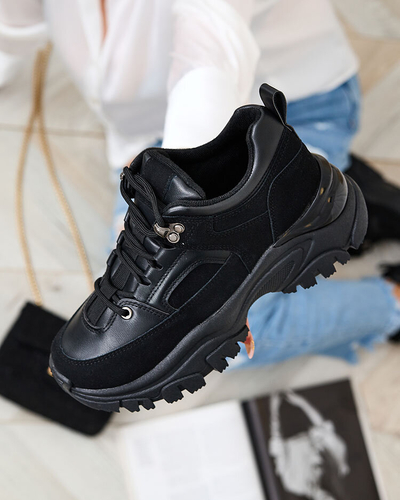 Royalfashion Чорні жіночі кросівки Aherot