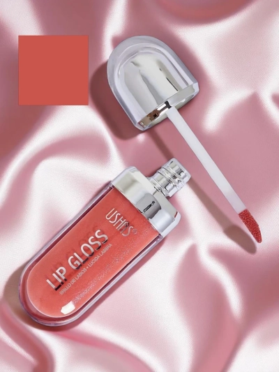 USHAS Блиск для губ з блискітками, колір Deep Pink