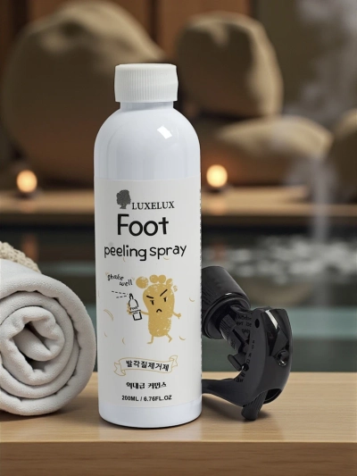 Dámský Peelingový Sprej na Nohy Luxelux 200ml
