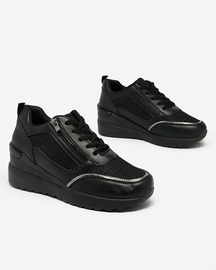 Royalfashion Dámské sportovní tenisky na platformovém podpatku v barvě Liodi