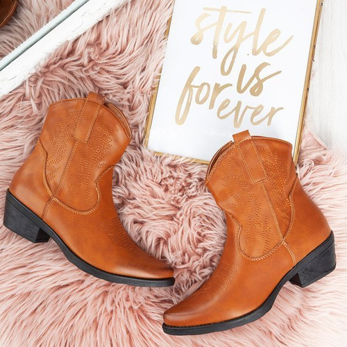 Коричневі ковбойські чоботи Westi - Взуття