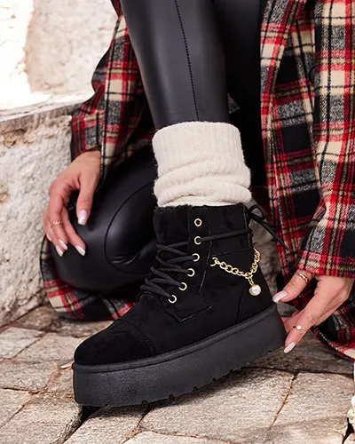 Royalfashion Dámské šněrovací boty Woruces