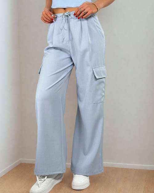 Royalfashion Жіночі широкі штани з кишенями