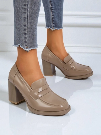 Royalfashion Dámské mokasíny na podpatku Minerva