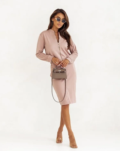 Royalfashion Ležérní dámská souprava se sukní