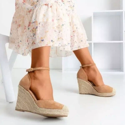 Hnědé espadrily na klíně Bonita - Obuv 1