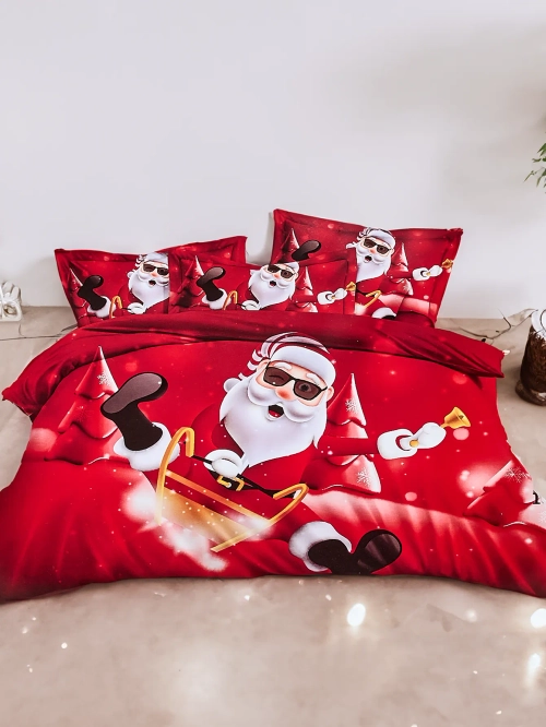 Royalfashion різдвяний постільний комплект 160x200 3-шматковий набір