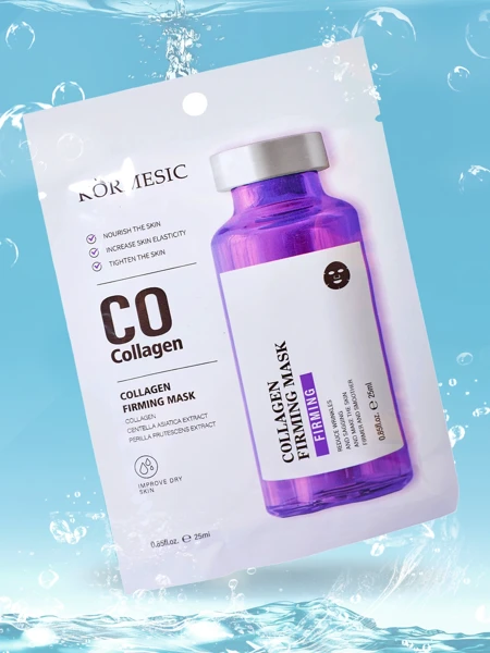 Plátýnková maska na obličej s kolagenem – zpevňující