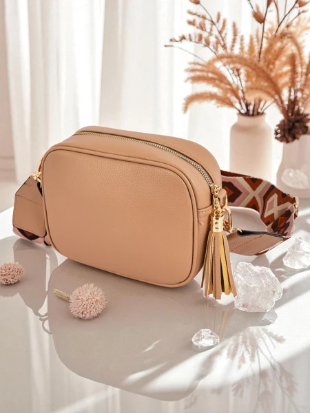 Royalfashion Malá dámská kabelka z eko kůže s barevným popruhem Kovi Lace