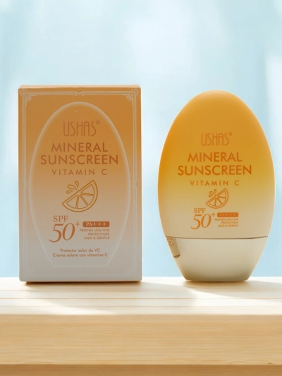 Ushah opalovací krém s vitaminem C 50 SPF 60g