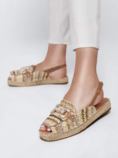Royalfashion Dámské espadrilky s otevřenou špičkou
