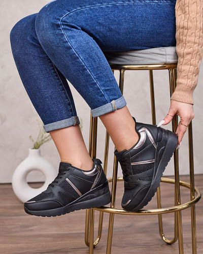 Royalfashion Béžovo-hnědé dámské sportovní tenisky na platformě Lacyrllia