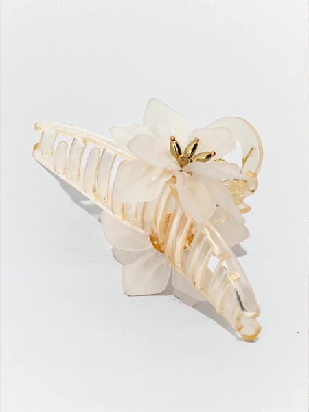 Royalfashion Sponka do vlasů s květinou