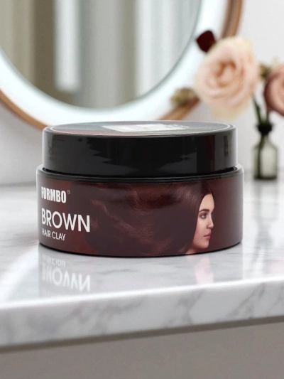 Aurelia Formbo Brown Hair Clay – stylizující hlína na vlasy v teplém odstínu