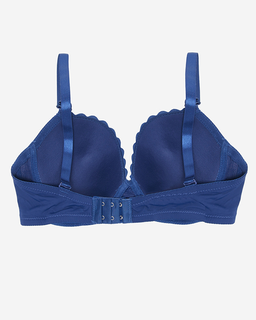 Темно-синій однотонний бюстгальтер