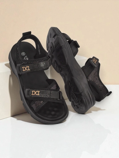 Royalfashion Жіночі сандалі з паєтками ShineStep