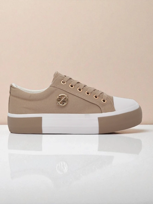 Бежеві жіночі Aurelio Canvas Sneakers