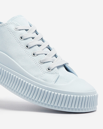 Světle modré dámské sportovní tenisky Dollof- Obuv