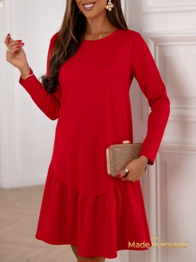 Dámské mini šaty s volánkem