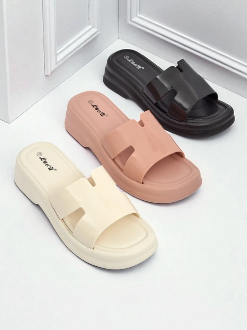 Royalfashion Жіночі шльопанці на товстій підошві Nova Gloss