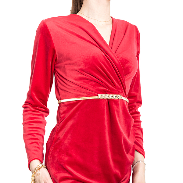 Золотий жіночий ремінець