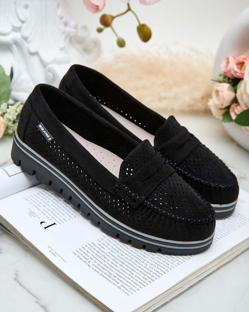Royalfashion Ажурні жіночі мокасини Leteller