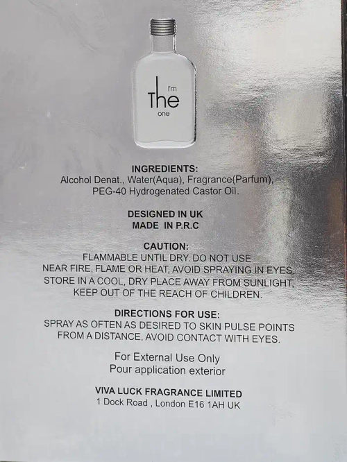 VV Love I'm The One Чоловічий туалетний одеколон 100 мл