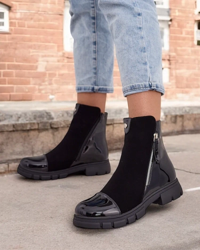 Royalfashion Klasické dámské kotníčkové boty a'la jodhpurs Urbanis