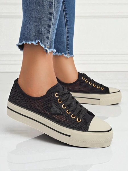 Royalfashion Dámské perforované tenisky Rebbse