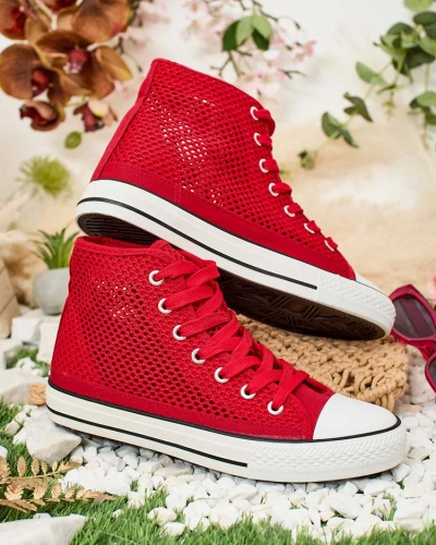 Royalfashion Dámské ažurové tenisky Nizzef