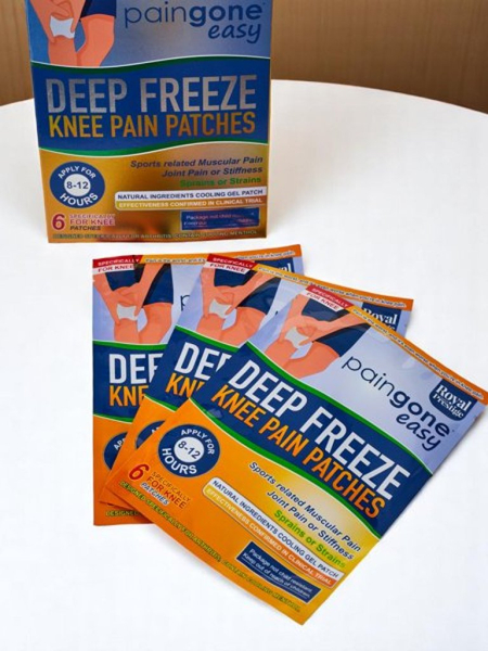 Chladicí úlevové náplasti na kolena (6 ks)