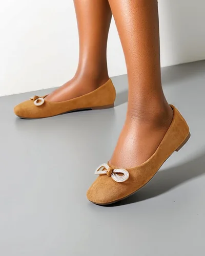 Royalfashion Dámské baleríny s mašlí Cocar