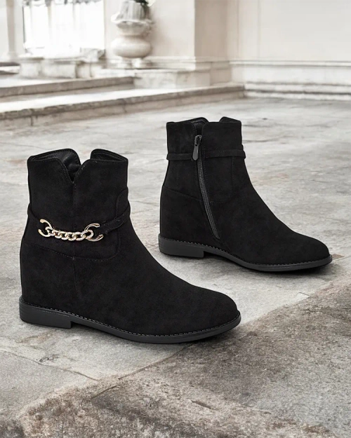 Жіночі ботфорти на каблуці з колекції Royalfashion Ecerto