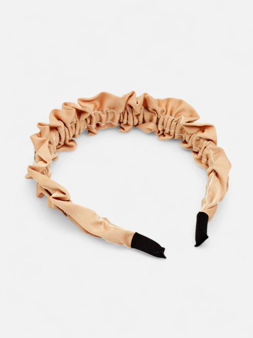 Royalfashion Пов'язка для волосся зі збиранням і перлинками