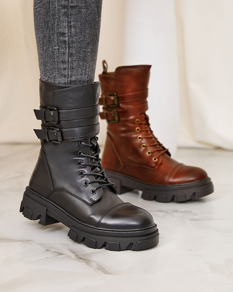 Royalfashion Dámské boty z ekokůže Faserti