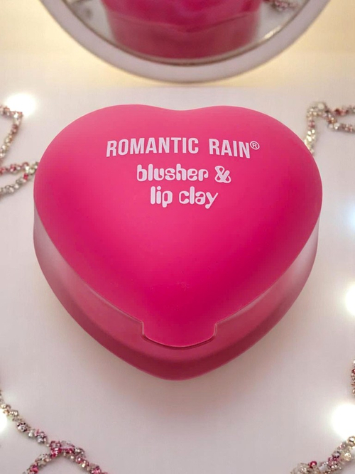 2-в-1 помада та рум’яна у баночці у формі серця Магента