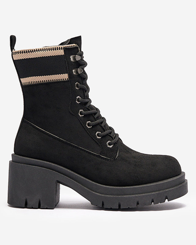 Чорні черевики на шпильці Koidoo- Obuwie