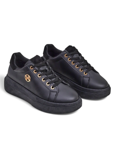 Dámské sneakersy Erato Nero na platformě z ekologické kůže 5cm