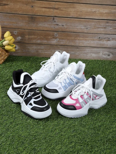 Royalfashion Dámské sportovní tenisky na silnější podešvi Loness