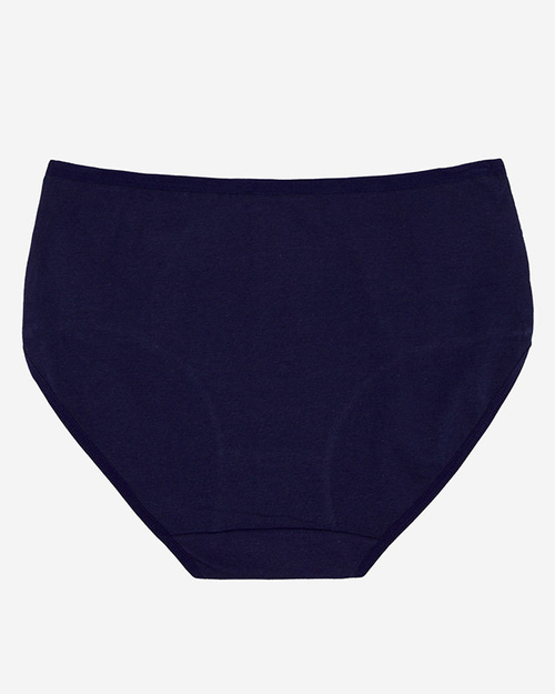 Труси жіночі з принтом темно-синього PLUS SIZE- Нижня білизна