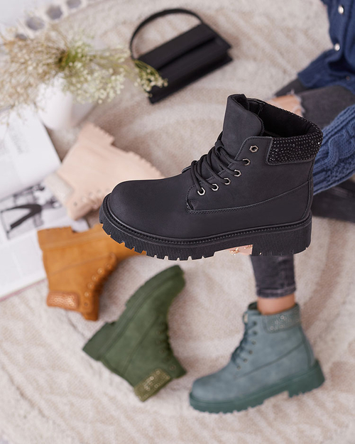 Royalfashion Чорні жіночі капці Karamellia