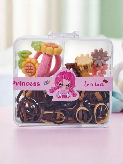 Royalfashion Sada spon do vlasů a gumiček pro děti MiniJoy