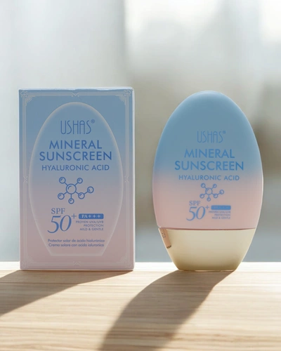 Ushah opalovací krém s hyaluronovou kyselinou 50 SPF 60g
