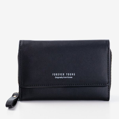 Маленький чорний жіночий гаманець - Гаманець 1