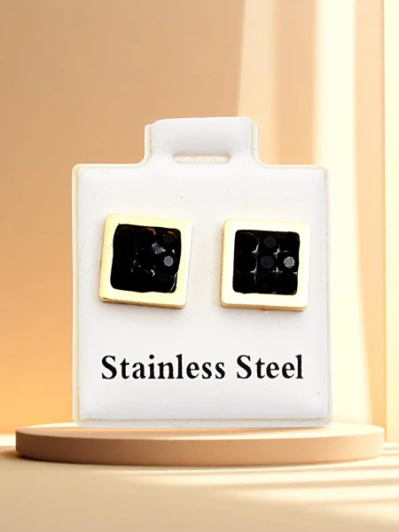 Royalfashion Square dámské náušnice s kubickou zirkonií