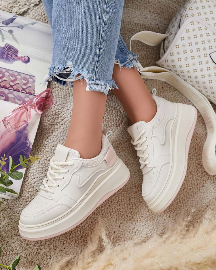 Royalfashion Sportovní dámské tenisky na platformě Lincidi