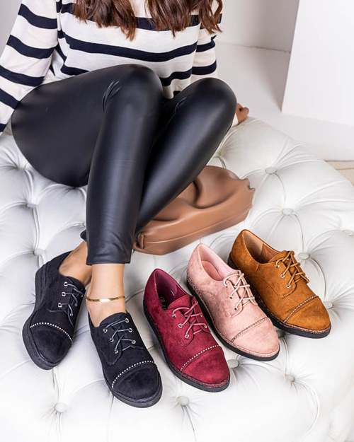 Жіночі туфлі бордового кольору Rilly - Взуття