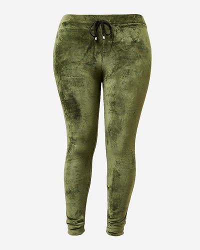 Royalfashion Dámské zateplené tepláky s lemováním