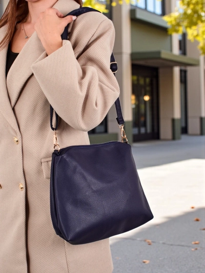 Висока жіноча сумка-шопер, 2 частини, екошкіра Hollow Grace