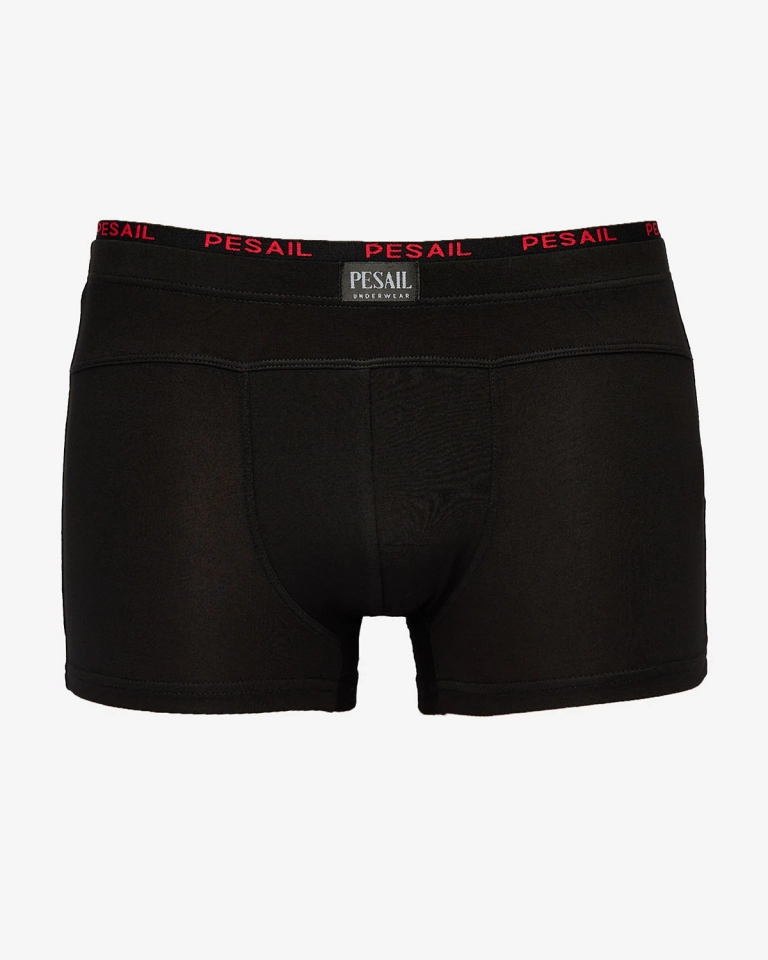 Royalfashion Černé pánské viskózové boxerky